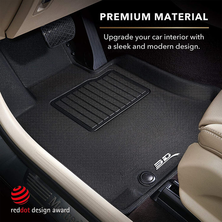 Kagu Series Custom Floor Mat Set, 2010-2014 Ford F150, 1st/2nd Row (Open Box) - VMInnovations