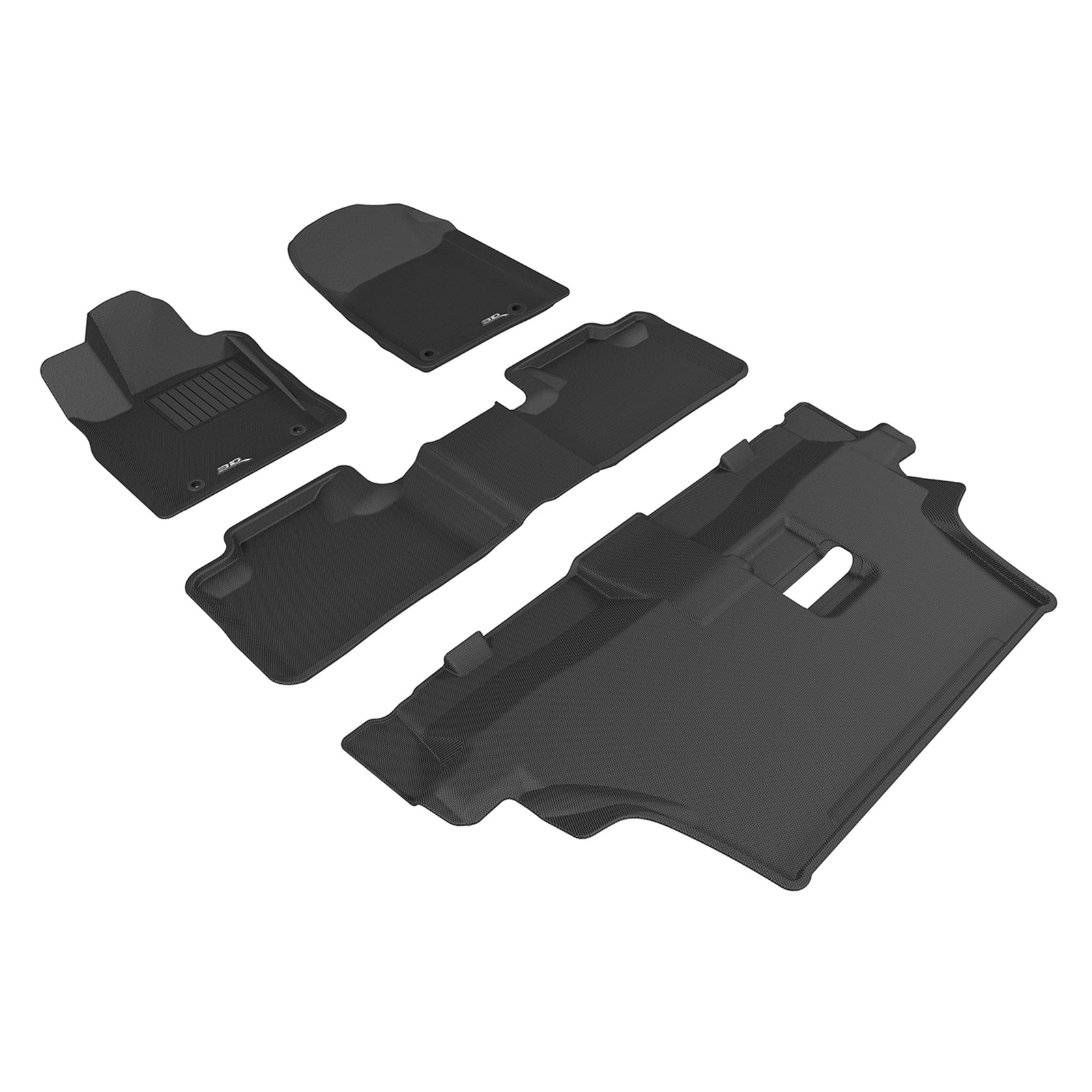 3D MAXpider Custom Floor Mat Liner Set for 2012-2021 Dodge Durango (Used) - VMInnovations
