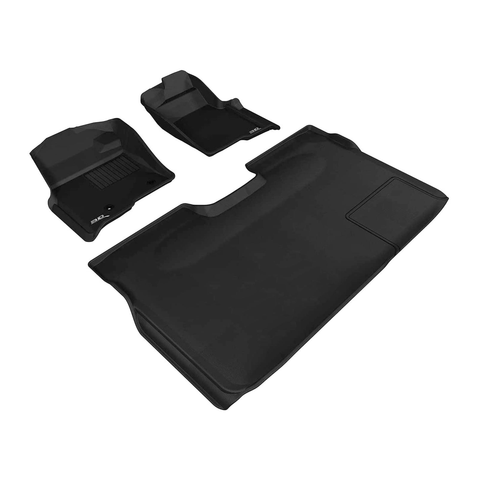 3D MAXpider Kagu Series Custom Floor Mat Set, 2010-2014 Ford F150, 1st/2nd Row - VMInnovations