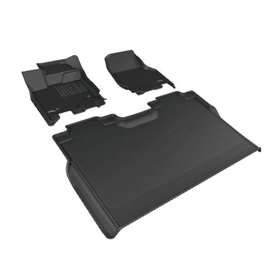 3D MAXpider Kagu Series Custom Floor Mat Set, 2015-2022 Ford F150, 1st/2nd Row