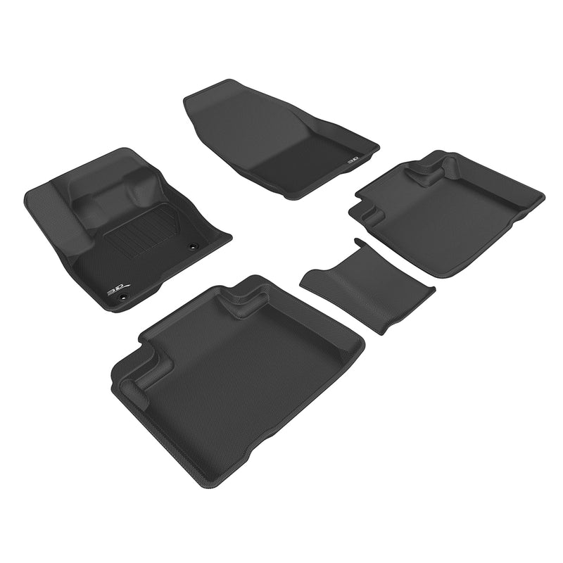 3D MAXpider Kagu Series Custom Fit Floor Mat Liner Set for 2015-2020 Ford Edges