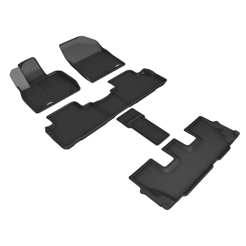 3D MAXpider Kagu Series Custom 7 Seat Floor Mat Liner Set for 2020-2021 Hyundai
