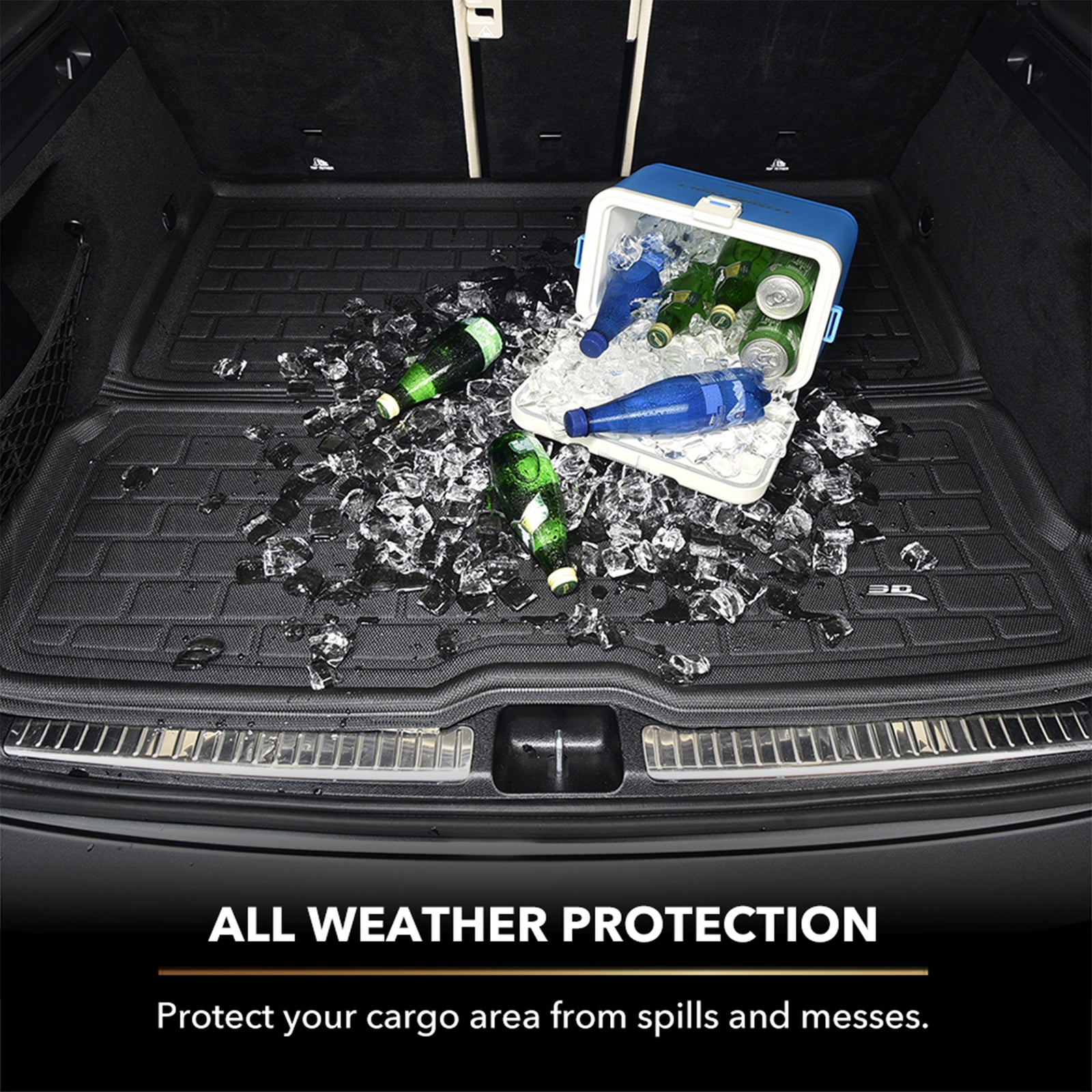 3D MAXpider All-Weather Cargo Mat Liner for 2015-2020 Tesla S SUV (Open Box) - VMInnovations