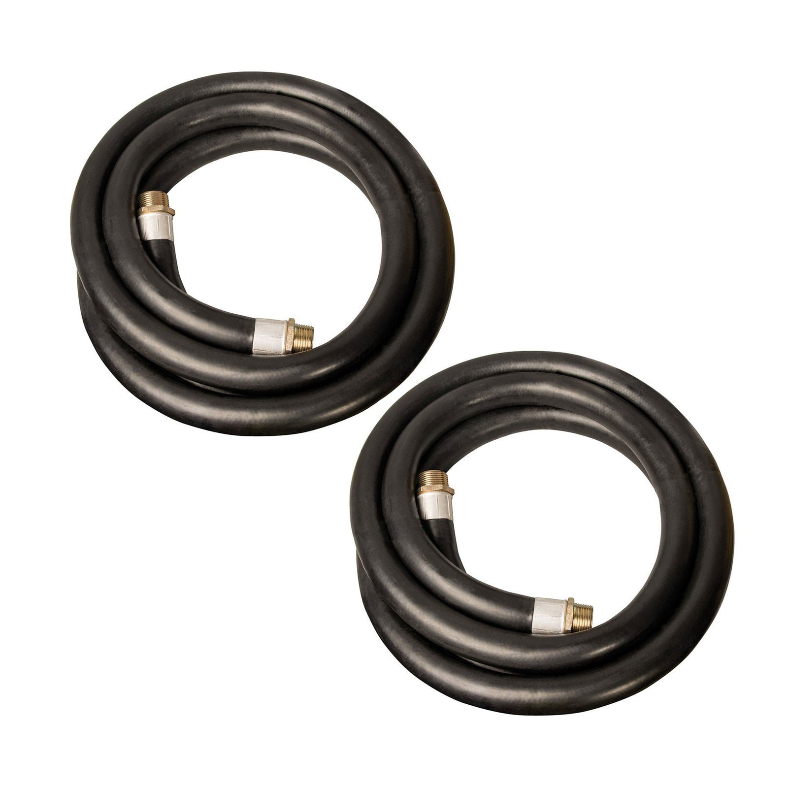 Apache 98108455 3/4 In Diameter 12 Foot 60 PSI Farm Fuel Transfer Hose (2 Pack) - VMInnovations