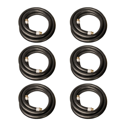 Apache 98108455 3/4 In Diameter 12 Foot 60 PSI Farm Fuel Transfer Hose (6 Pack) - VMInnovations