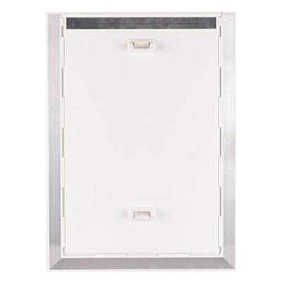 BarksBar 2 Way Dog Door with Aluminum Lining and Locking Sliding Panel, Large