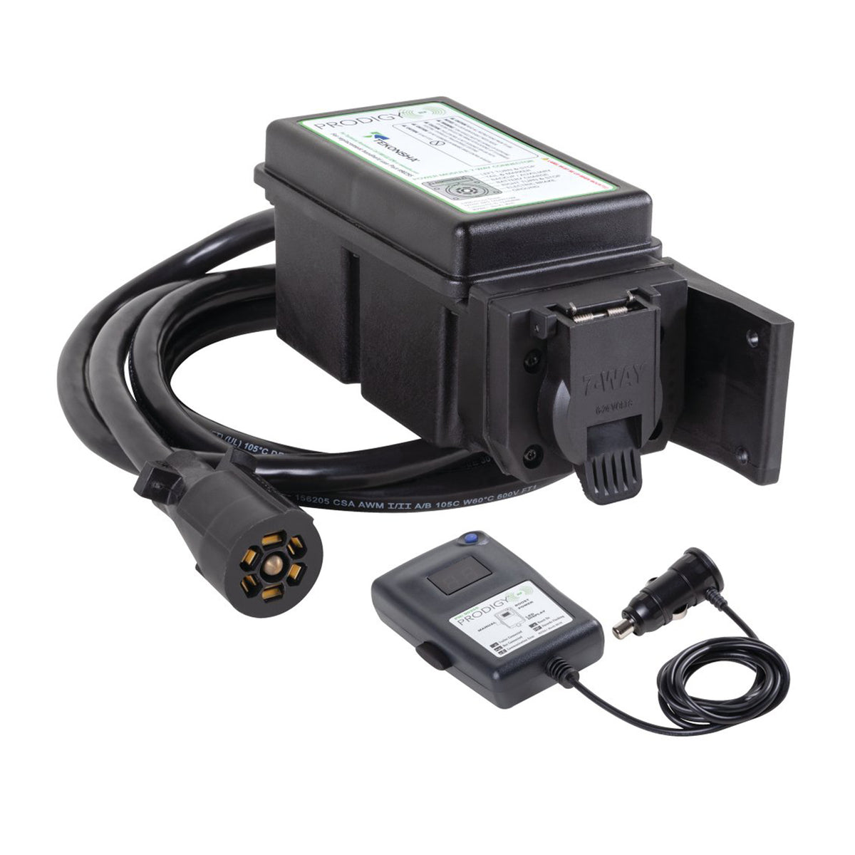 Tekonsha 902502 Prodigy RF Trailer Brake Controller, Proportional, 1 to 3 Axles