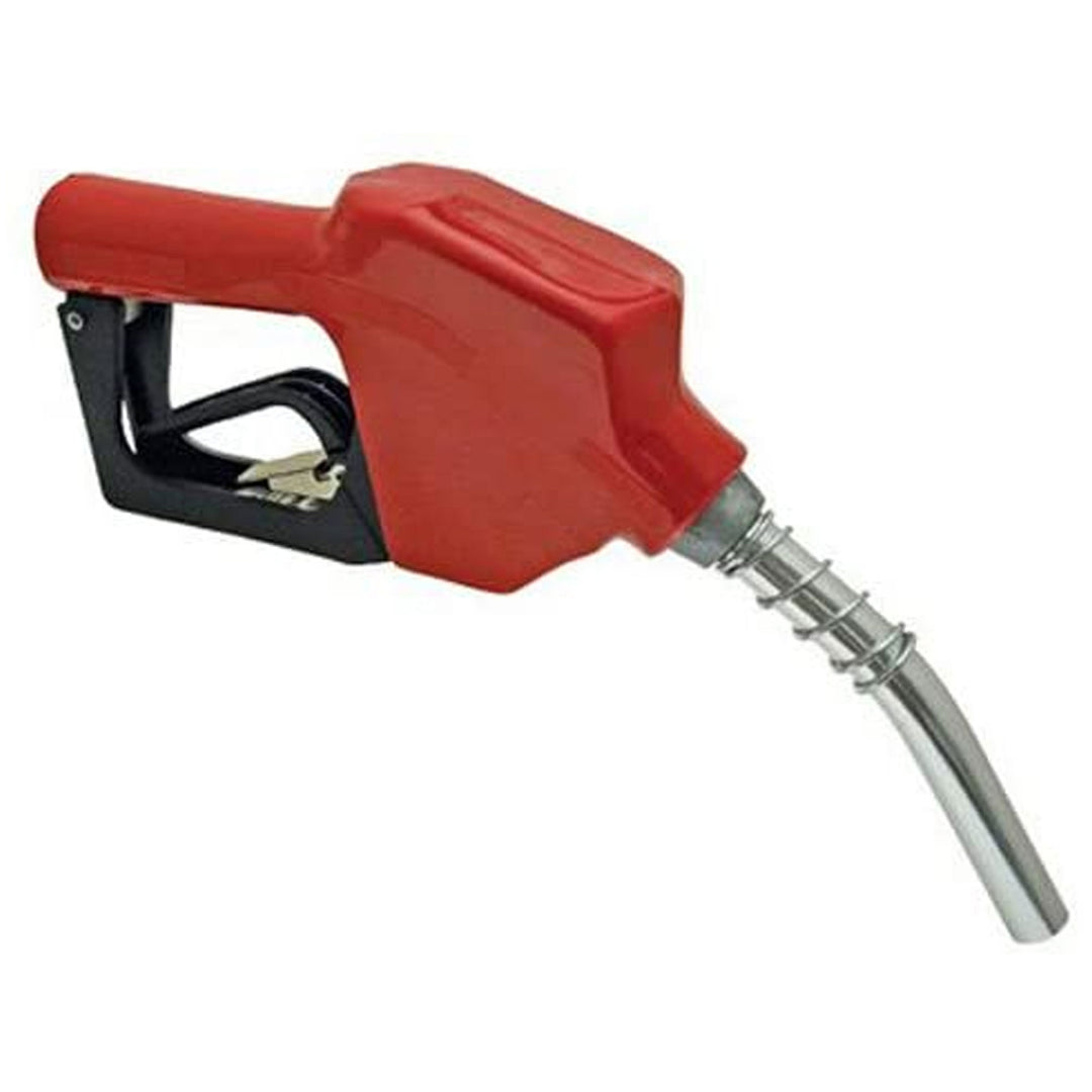 Apache 3/4 Inch Connection Automatic Shut Off Fuel Pump Nozzle, Red (Used)