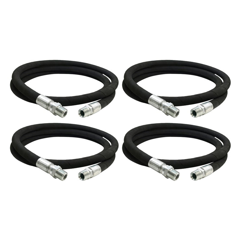 Apache 98398625 1/2 x 96 Inch Hydraulic Hose Assembly, Male Swivel (4 Pack)