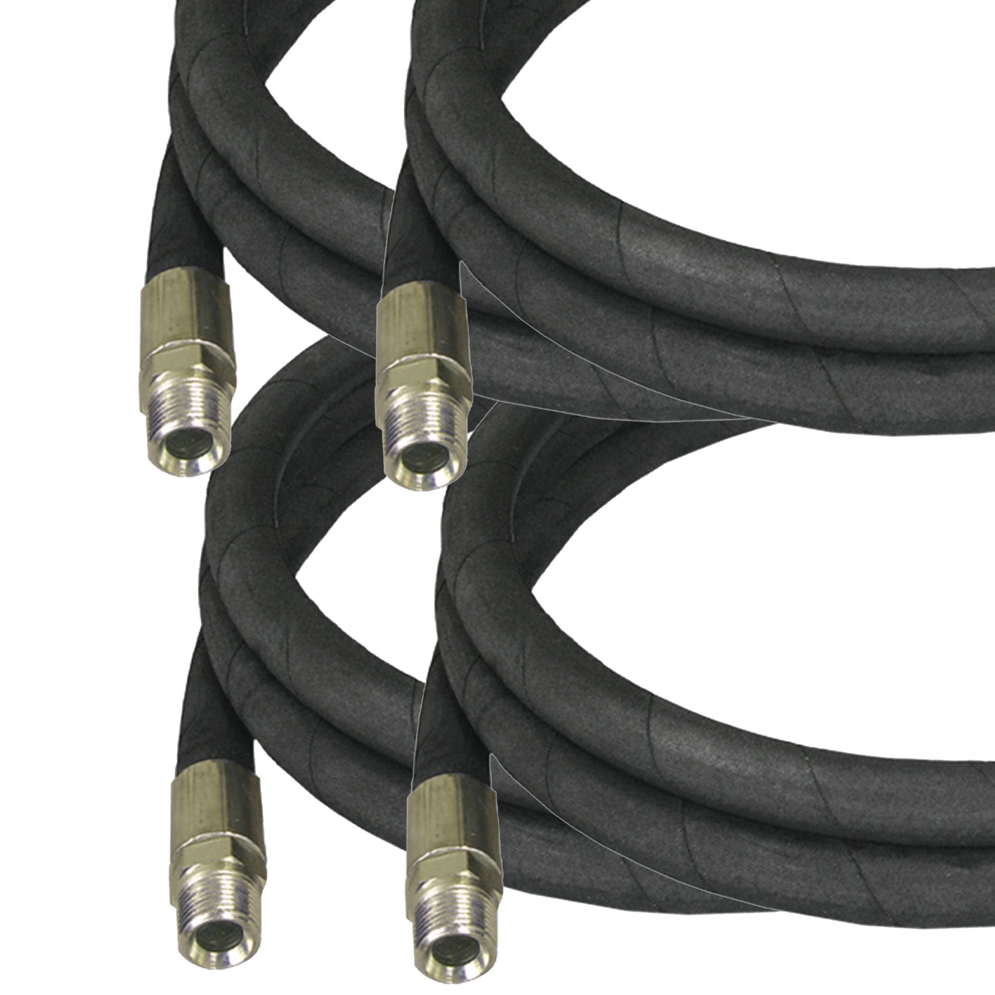 Apache 98398250-C 3/8 Inch x 96 Inch Hydraulic Hose, Male x Male Assembly,(4 Pk)