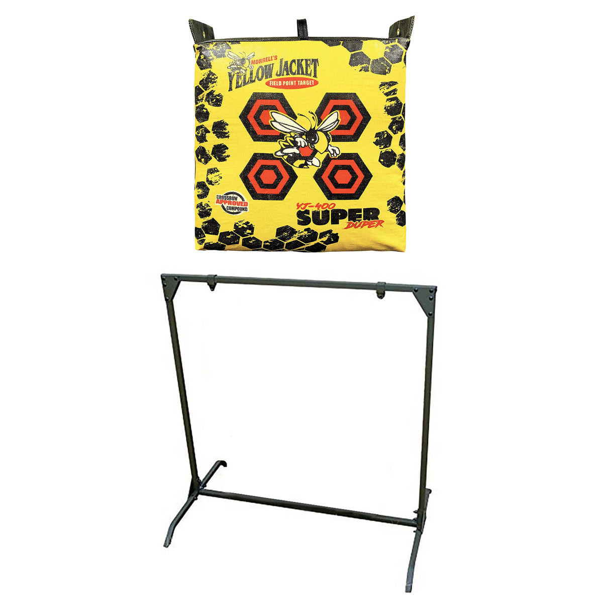 Morrell Yellow Jacket Field Archery Bag Target w/ Bow Practice Shooting Stand - VMInnovations