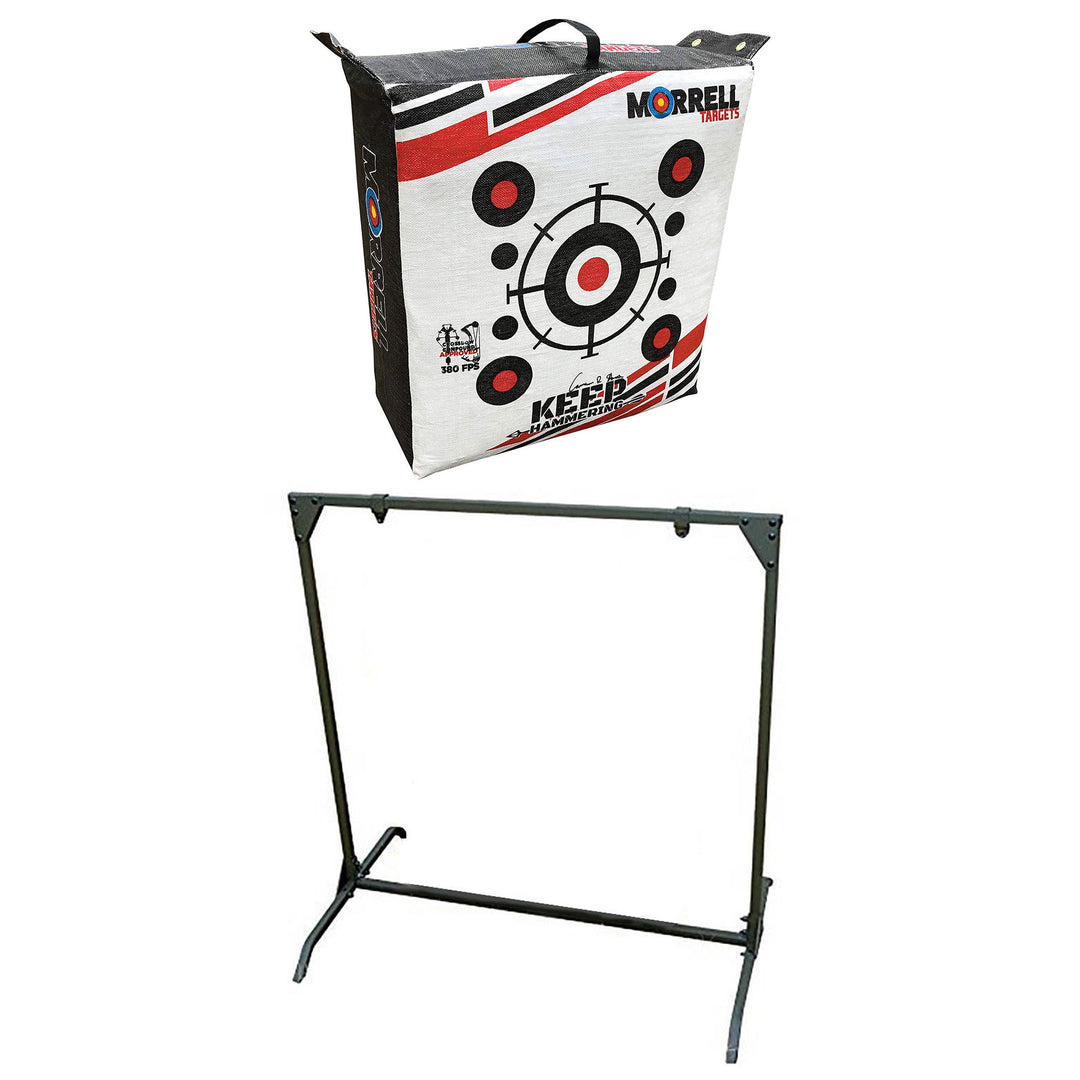 Morrell Outdoor Field Point Archery Bag Target w/ Bow Practice Shooting Stand