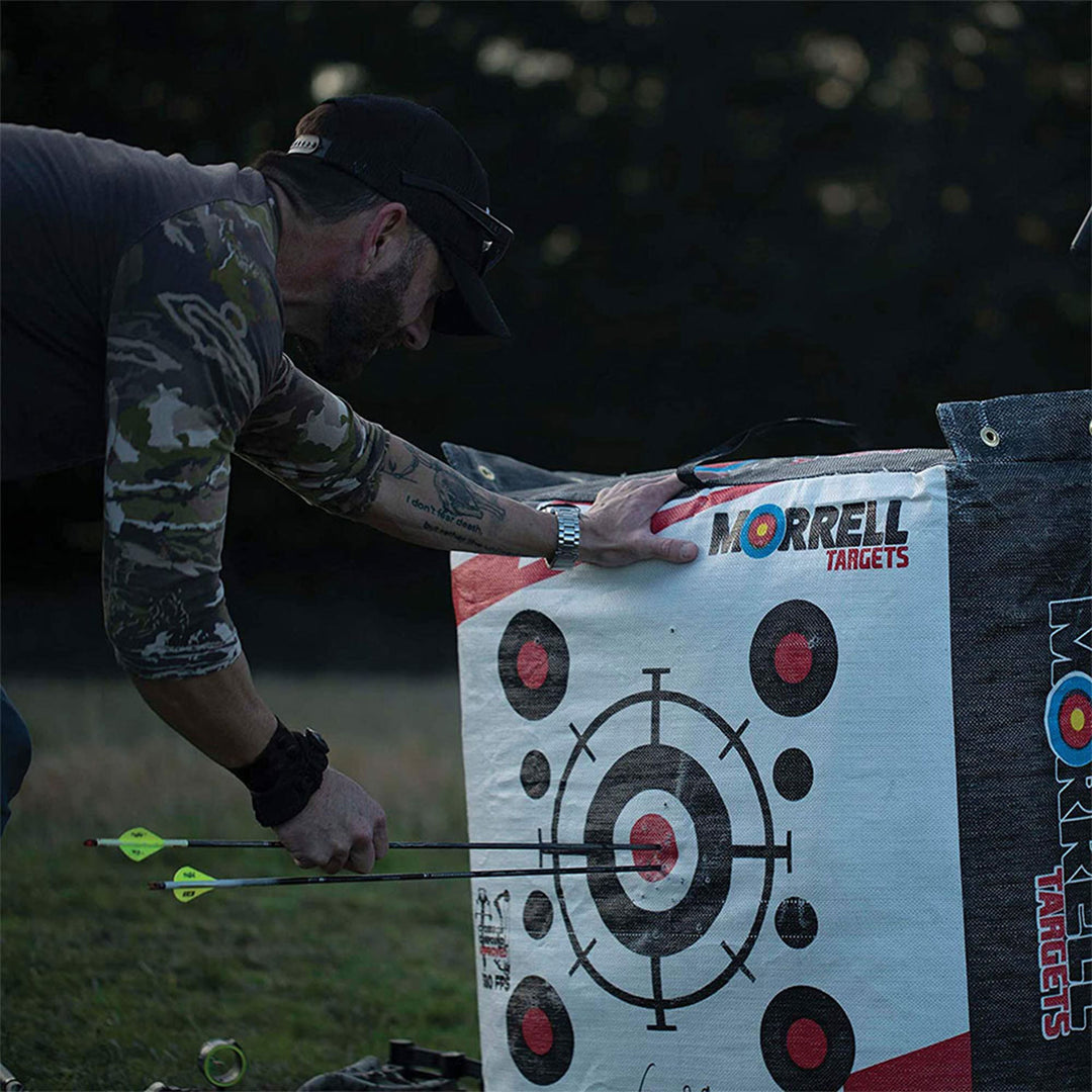 Morrell Outdoor Field Point Archery Bag Target w/ Bow Practice Shooting Stand