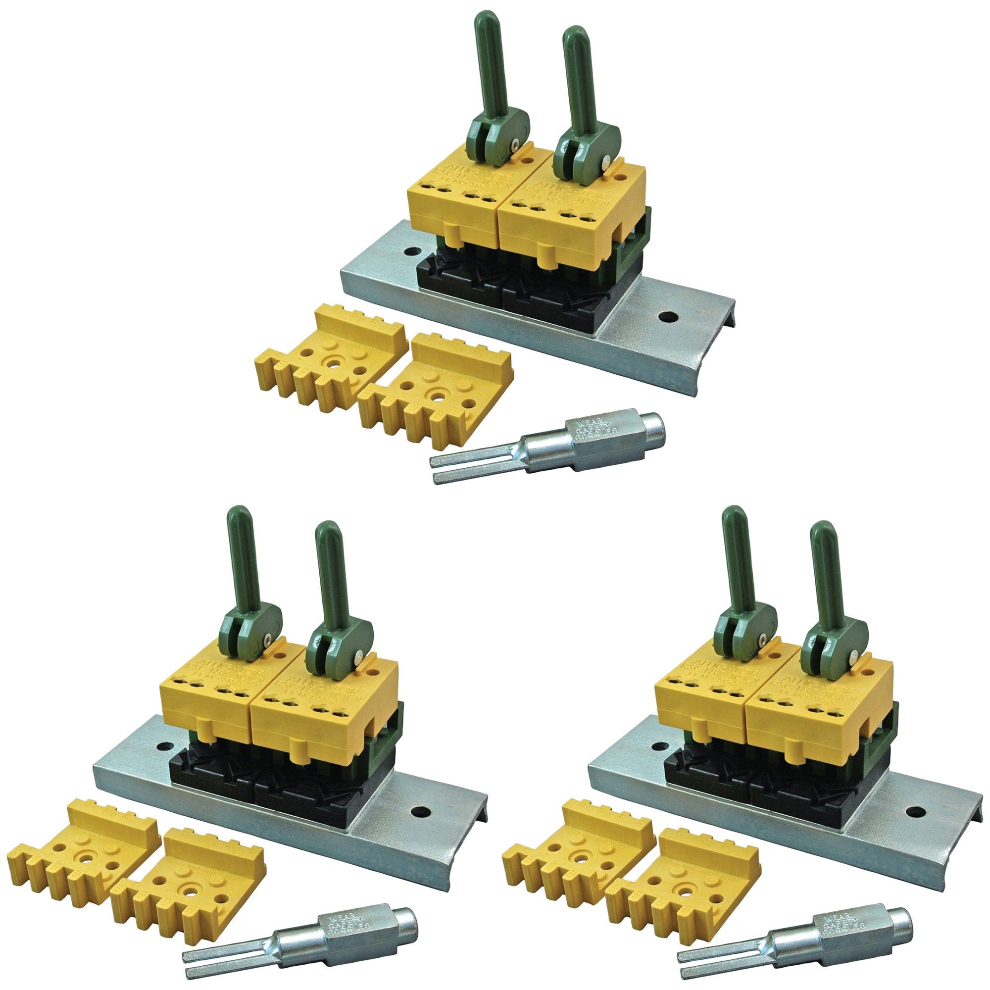 Apache 25091312 4 Inch Steel Alligator Ready Set Staple Fastener Tool, 3 Pack - VMInnovations