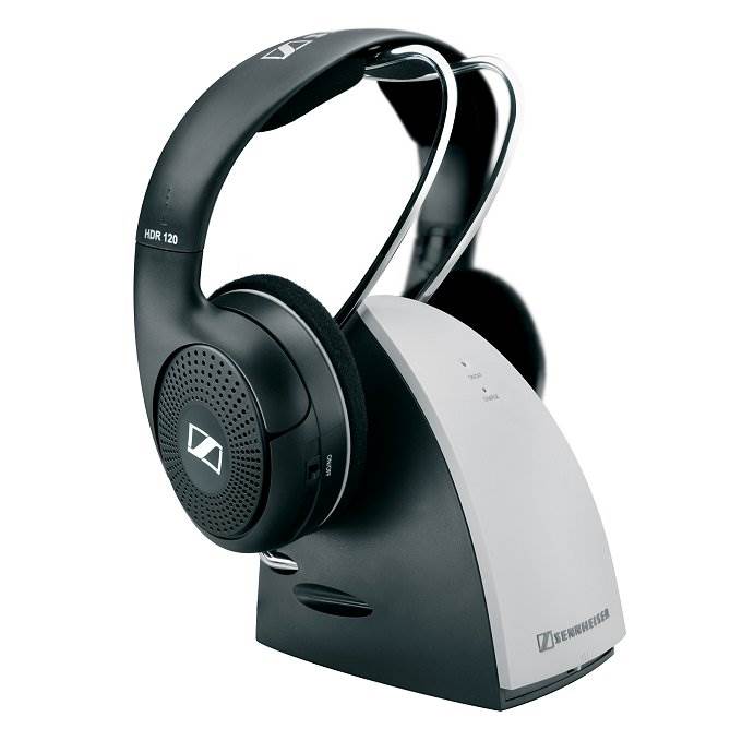 SENNHEISER RS 120 Lightweight Wireless RF Headphones (Refurbished, Open Box)