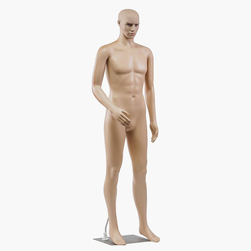 SereneLife Adjustable Male Full Body Mannequin for Retail Clothing (2 Pack)