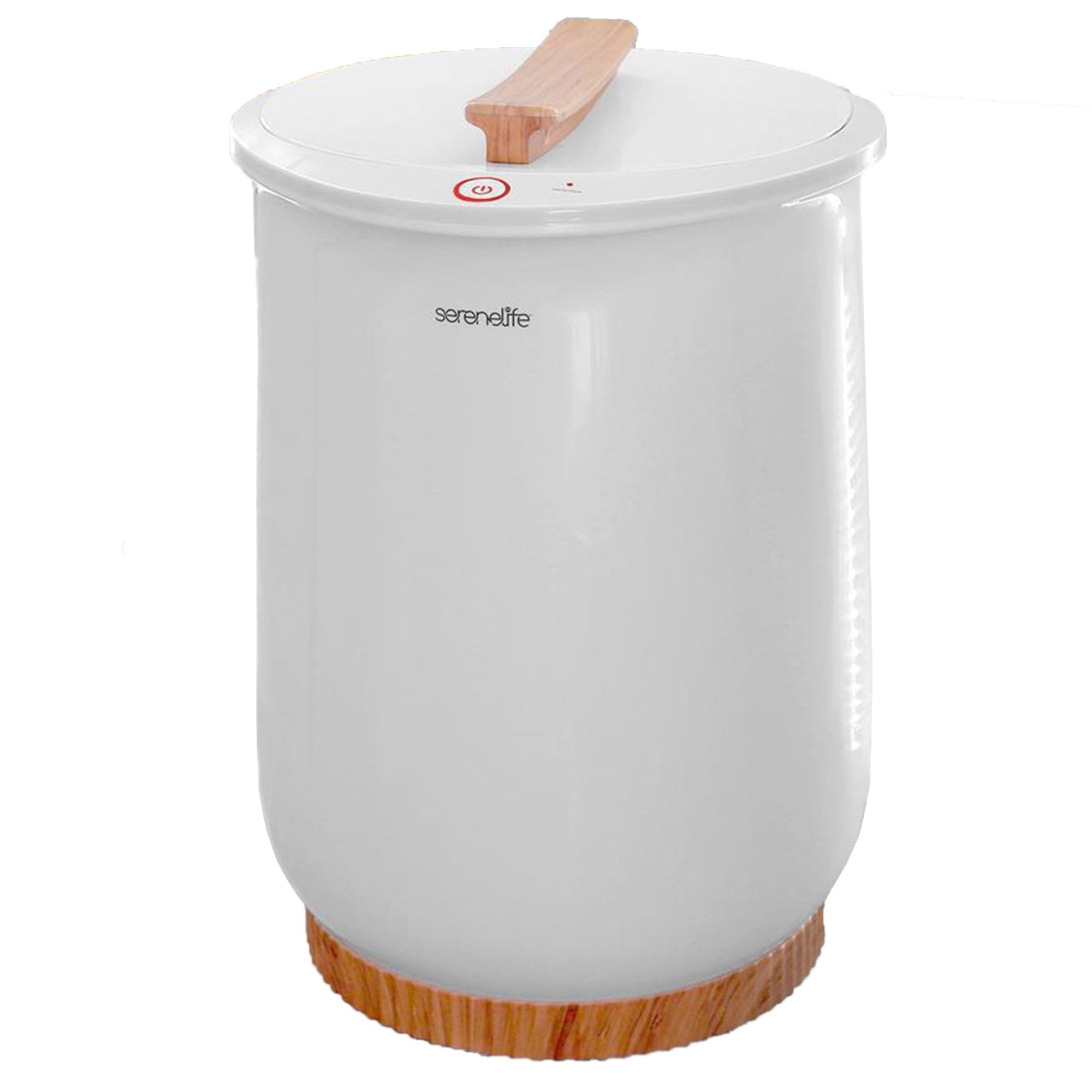 SereneLife Electric Bathroom Spa Bucket Towel Warmer for Bathrobes, White (Used) - VMInnovations