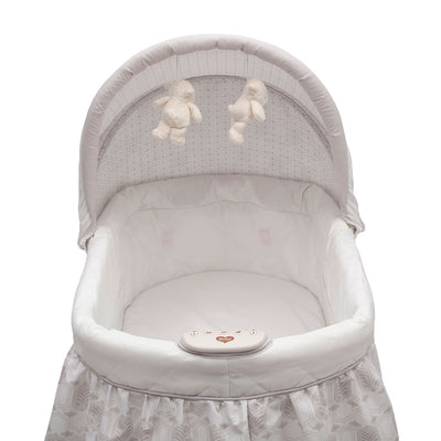 Delta Children Canopy Newborn Gliding Bassinet with Storage Space (Open Box)
