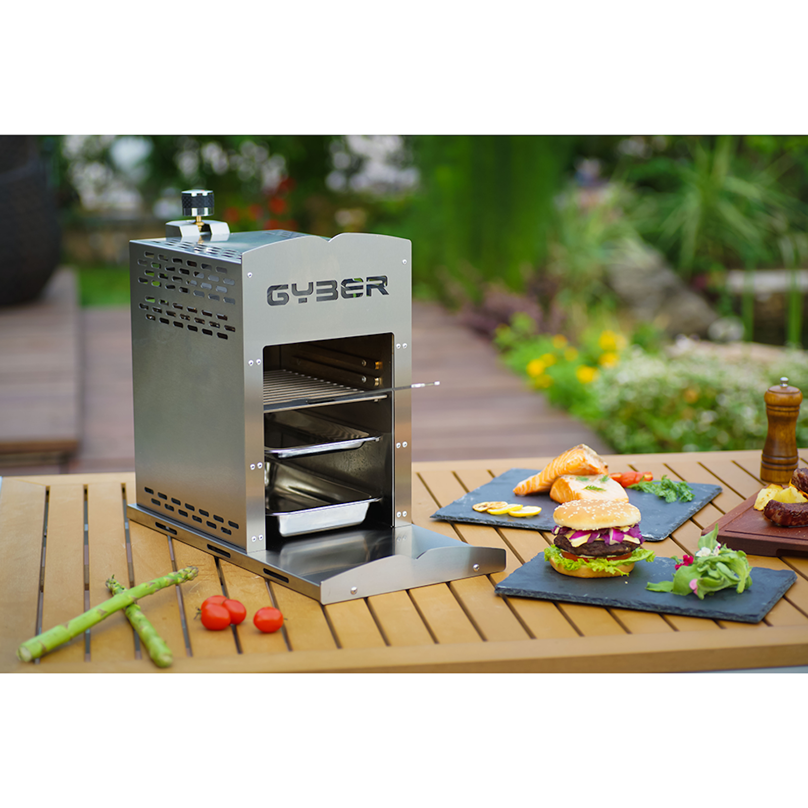 Gyber Anvil Pro Stainless Steel Camping Infrared Propane Gas Grill (Open Box) - VMInnovations