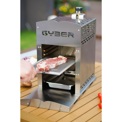 Gyber Anvil Pro Stainless Steel Camping Infrared Propane Gas Grill (Open Box) - VMInnovations