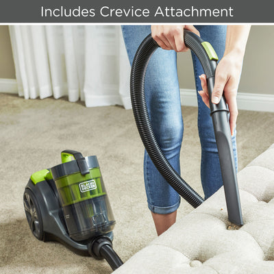 Black and Decker Bagless Multi Cyclonic Canister Vacuum Cleaner, (For Parts)