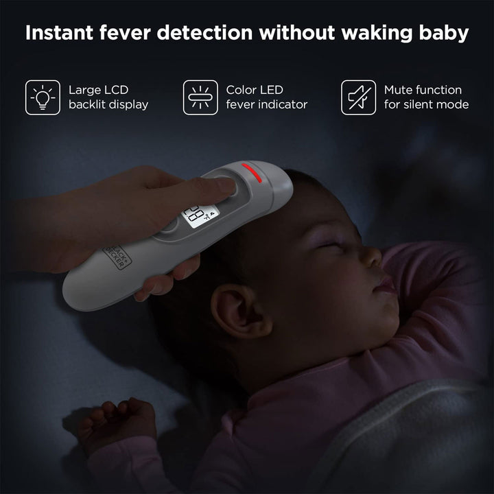 Black and Decker 3 in 1 Infrared Forehead, Ear, & Object Thermometer (Open Box) - VMInnovations