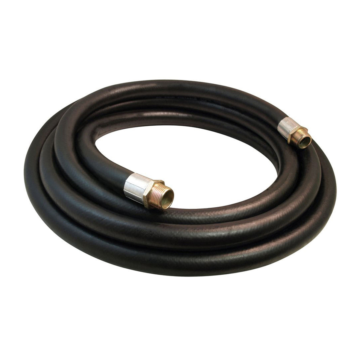 Apache 1 Inch Diameter 14 Foot Length Farm Fuel Transfer Hoses, Black (4 Pack) - VMInnovations