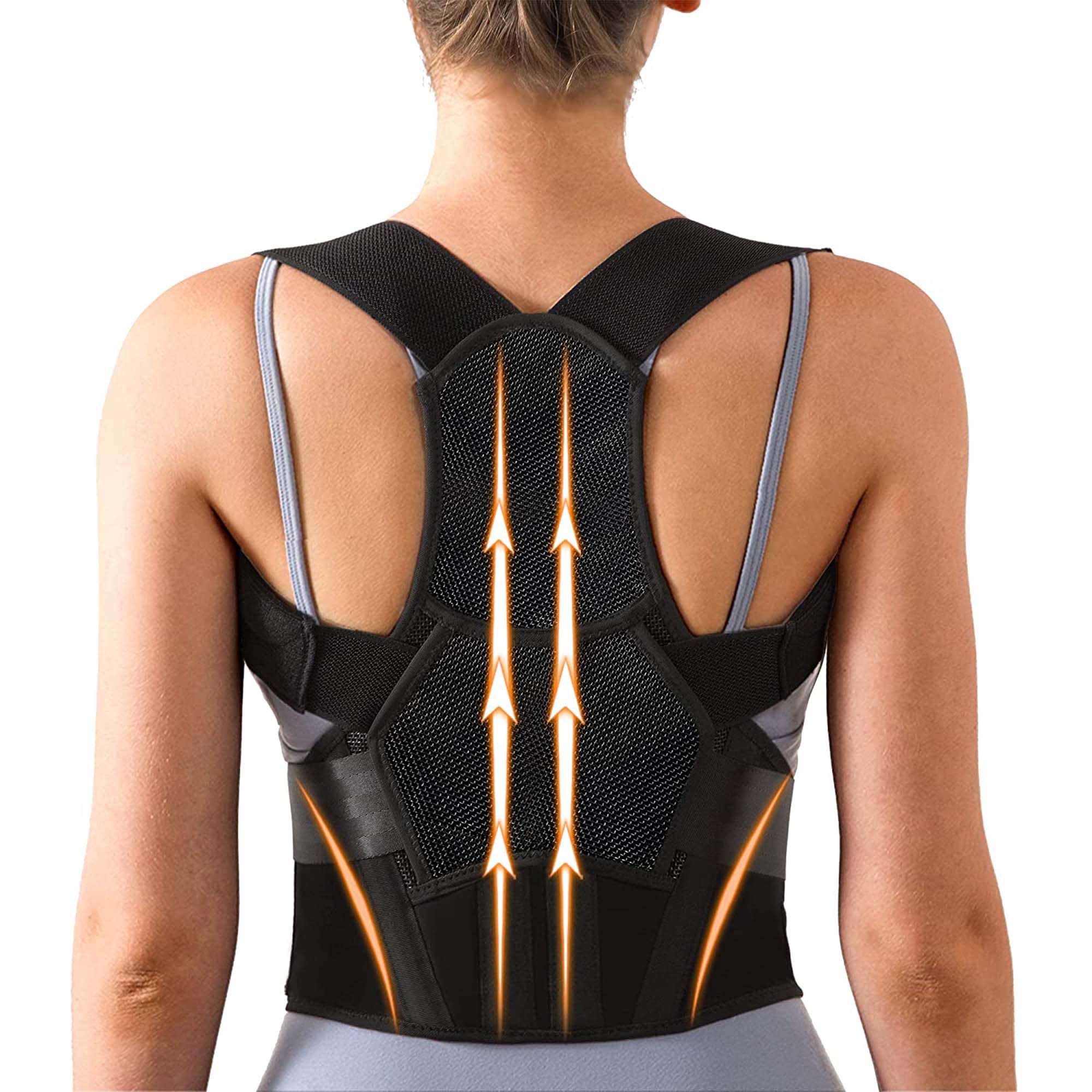 MALOOW Posture Correcting Back Brace for Upper Body Pain Relief, Medium (Used) - VMInnovations