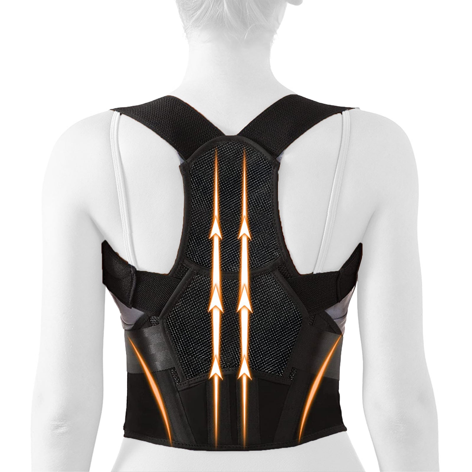 MALOOW Posture Correcting Back Brace for Upper Body Pain Relief, Medium (Used) - VMInnovations