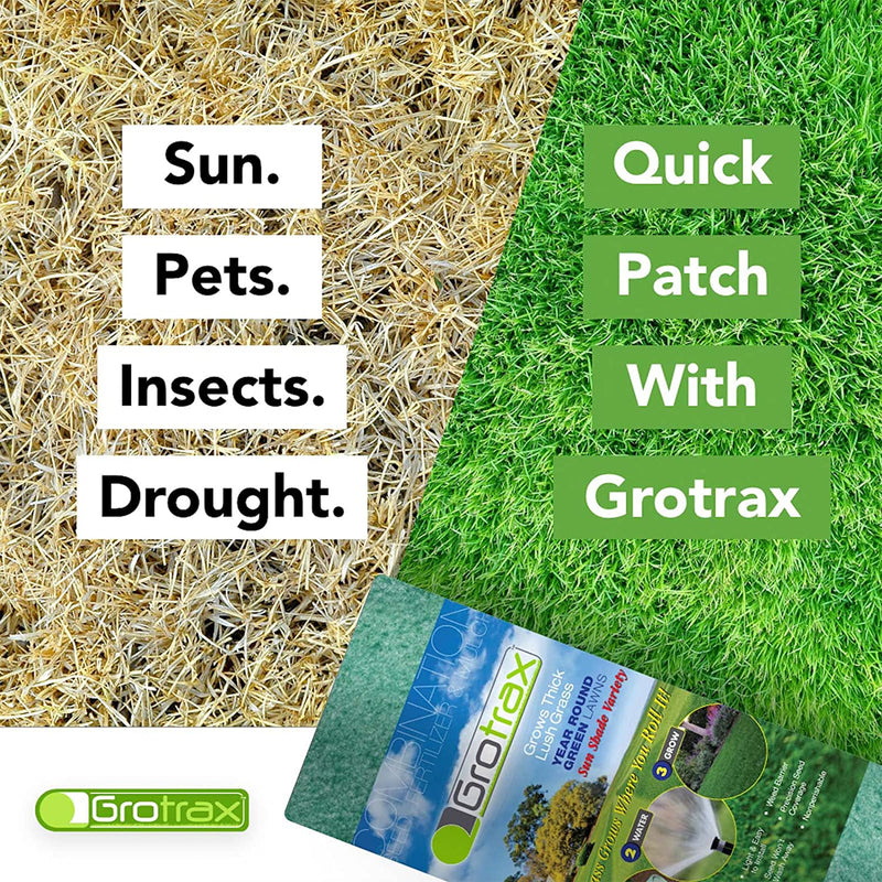 Grotrax Biodegradable 110 Square Feet Big Roll Bermuda Rye Grass Seed Mat Grower