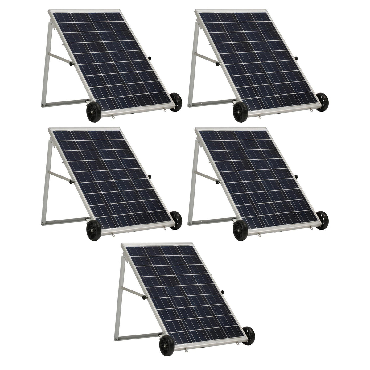 Nature's Generator 100W Solar Power Panel with MC4 Branch Connector (5 Pack)