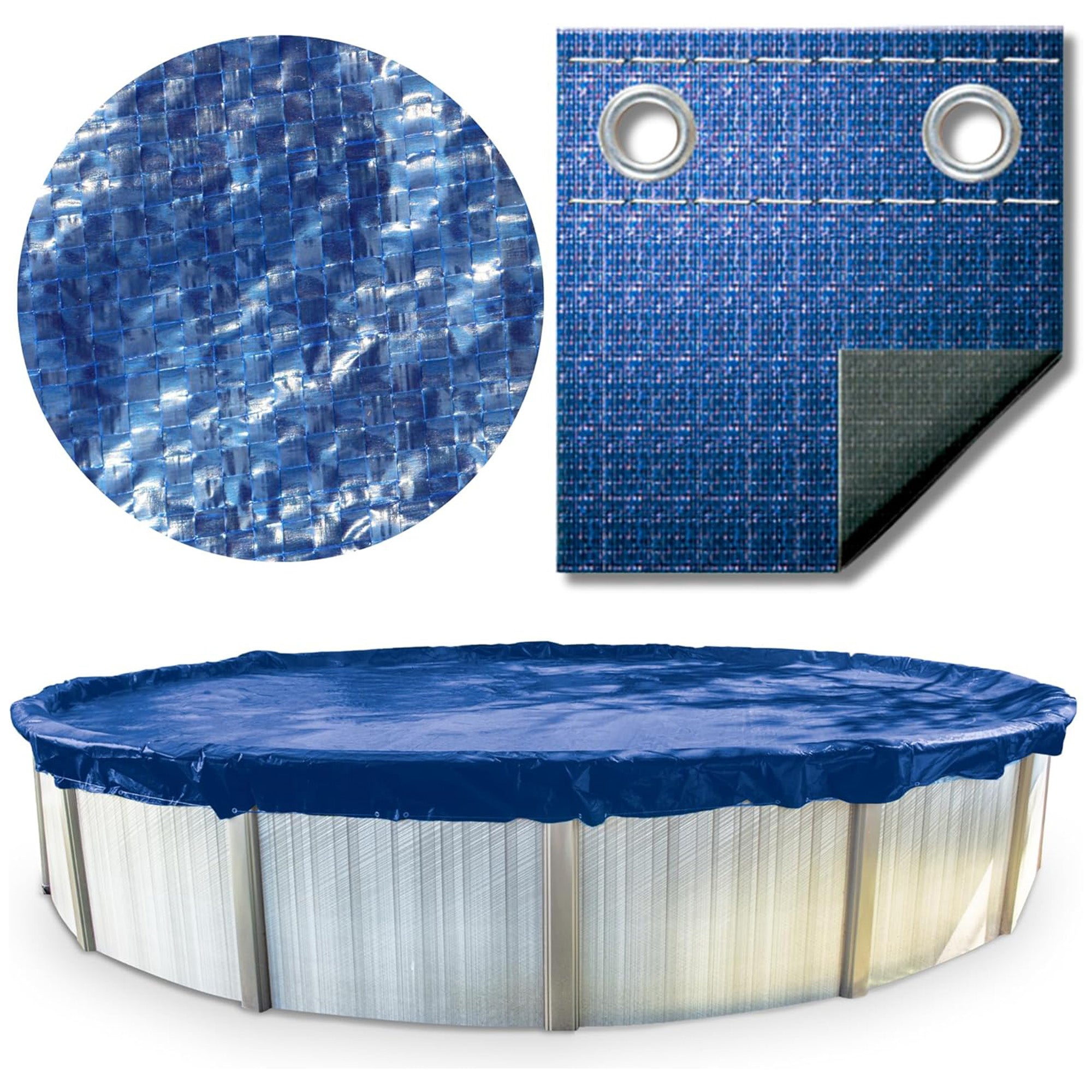 Swimline PCO831 28' Round Above Ground Winter Swimming Cover, (Pool Cover Only) (For Parts)