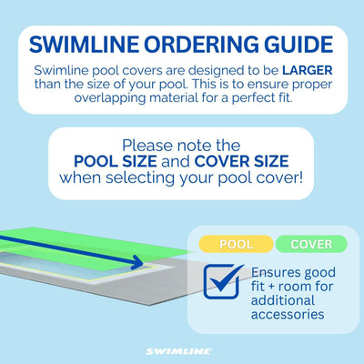 Swimline CO82137R Winter Cover for 16 x 32-Foot In-Ground Swimming Pool, Blue