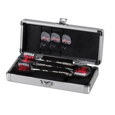 Viper Pitbull 90% Tungsten 18 Gram Diamond Cut Barrel Soft Tip Darts w/ Case