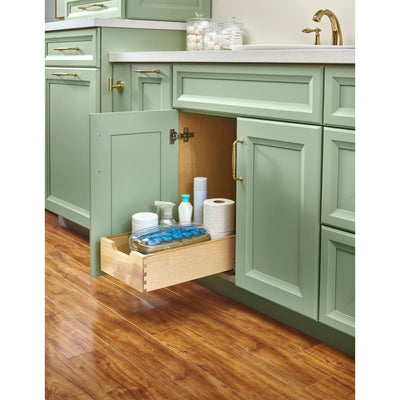 Rev-A-Shelf 11" Pull Out Kitchen Cabinet Drawer w/ Soft-Close, 4WDB-1218SC-1
