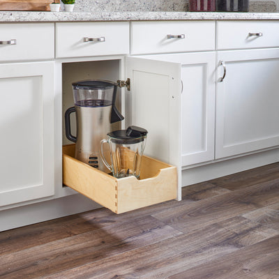 Rev-A-Shelf 11" Pull Out Kitchen Cabinet Storage Drawer Soft Close 4WDB-1222SC-1