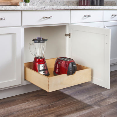 Rev-A-Shelf 20" Pull Out Kitchen Cabinet Storage Drawer Soft Close 4WDB-2122SC-1