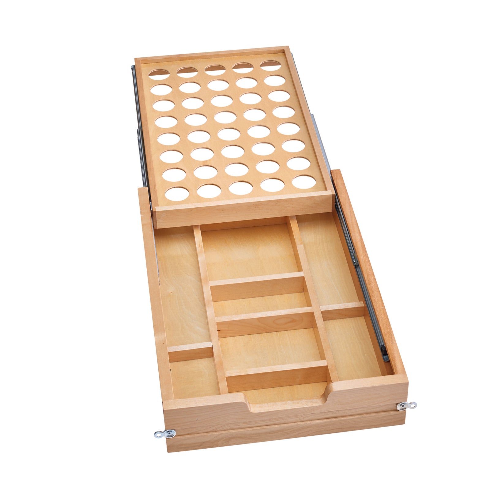 Rev-A-Shelf 15'' Tiered K-Cup Drawer Organizer w/ Soft-close, 4WTCD-18HSC-KCUP-1 - VMInnovations