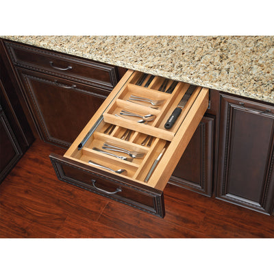 Rev-A-Shelf 4WTCD-21SC-1-U-A 18-Inch Tiered Cutlery Drawer Organizer(Open Box)