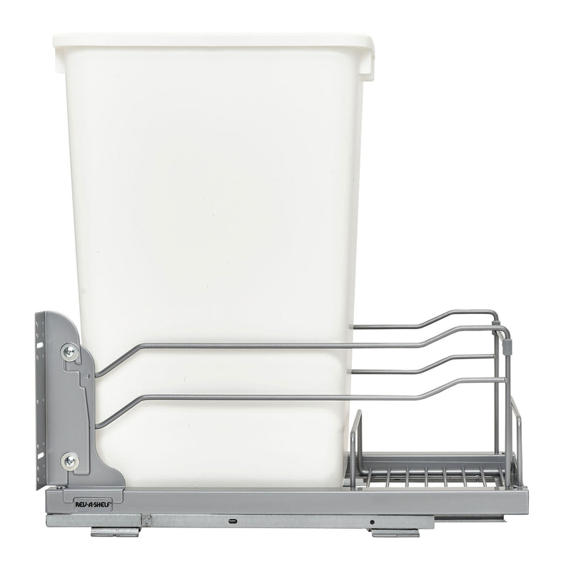 Rev-A-Shelf Pull Out Kitchen Trash Can 50 Qt with Soft-Close, 53WC-1550SCDM-111