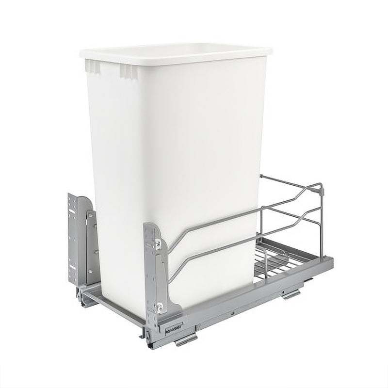 Rev-A-Shelf Pull Out Kitchen Trash Can 50 Qt with Soft-Close, 53WC-1550SCDM-111