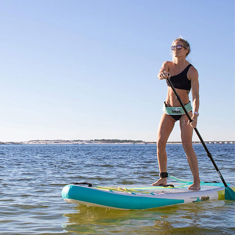 Drift 11.6 Foot Inflatable Stand Up Paddle Board SUP w/Accessories, Classic