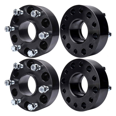 10x4 2 Inch Thick Hub Centric Wheel Spacers, 6 Lug Bolts (4 Pack) (For Parts)