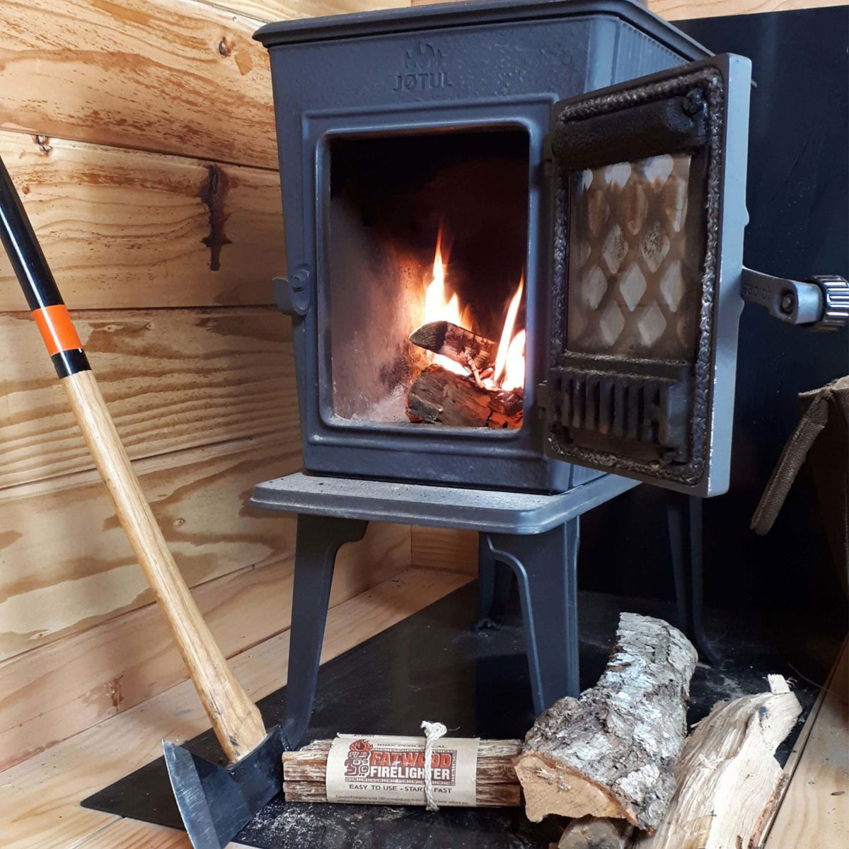 Better Wood Products 18lb Fire Wood Fatwood Firestarter Crate (Open Box) - VMInnovations