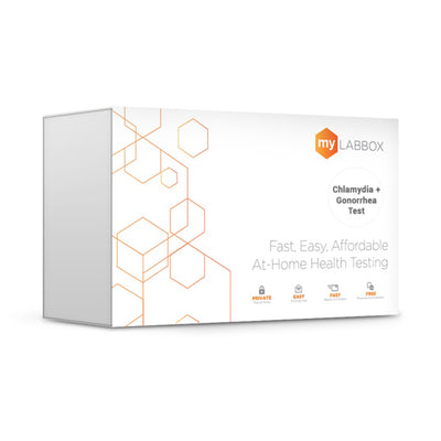myLAB Box Health STD/STI Chlamydia/Gonorrhea 3 Site Rapid Mail In Home Test Kit - VMInnovations