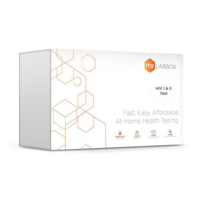 myLAB Box Health STD/STI Infection HIV Type I & II Rapid Mail In Home Test Kit - VMInnovations