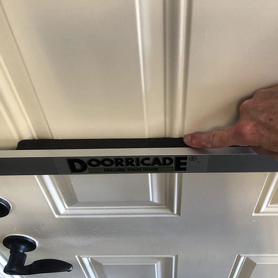 Doorricade Security Door Bar w/Hinge Brackets & Screws for 36in Door (Used)