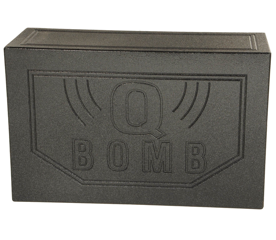 Q-Power QBOMB12VL 12" Dual Vented Ported Car Subwoofer Box Enclosure (Open Box)