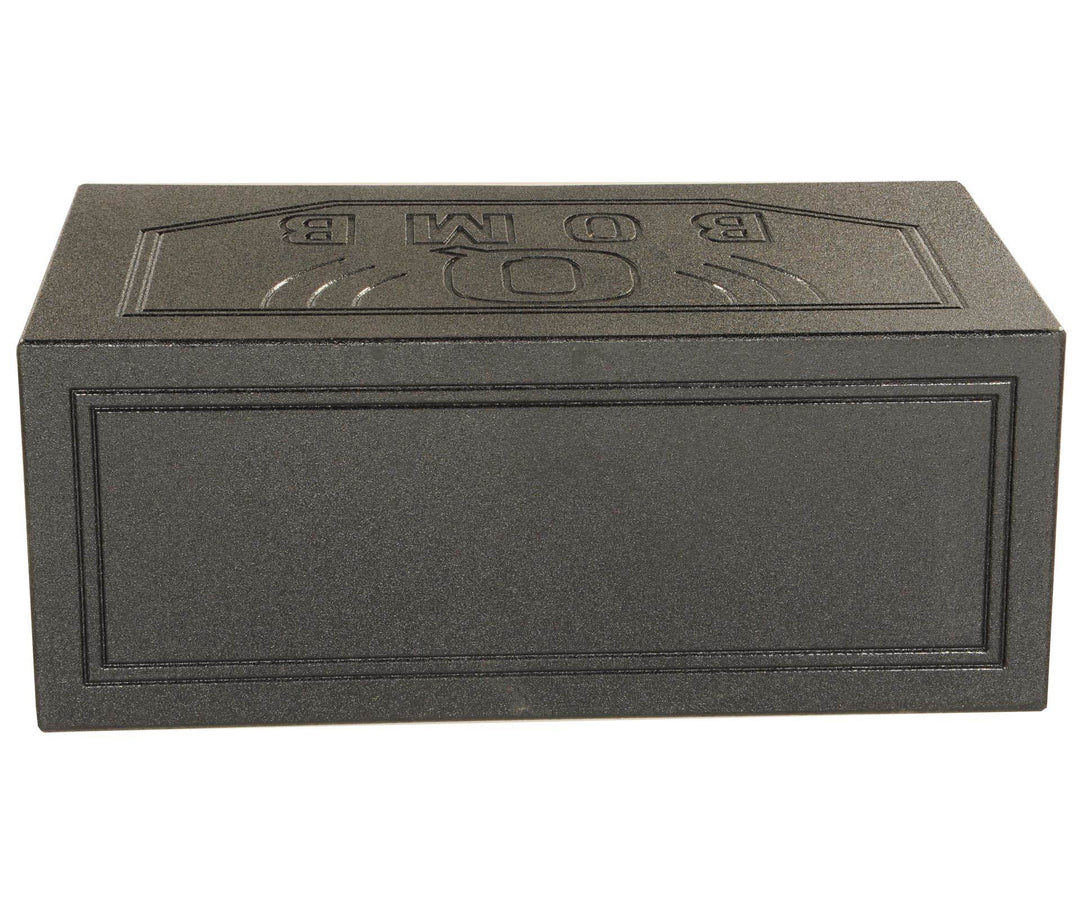 Q-Power QBOMB12VL 12" Dual Vented Ported Car Subwoofer Box Enclosure (Open Box)
