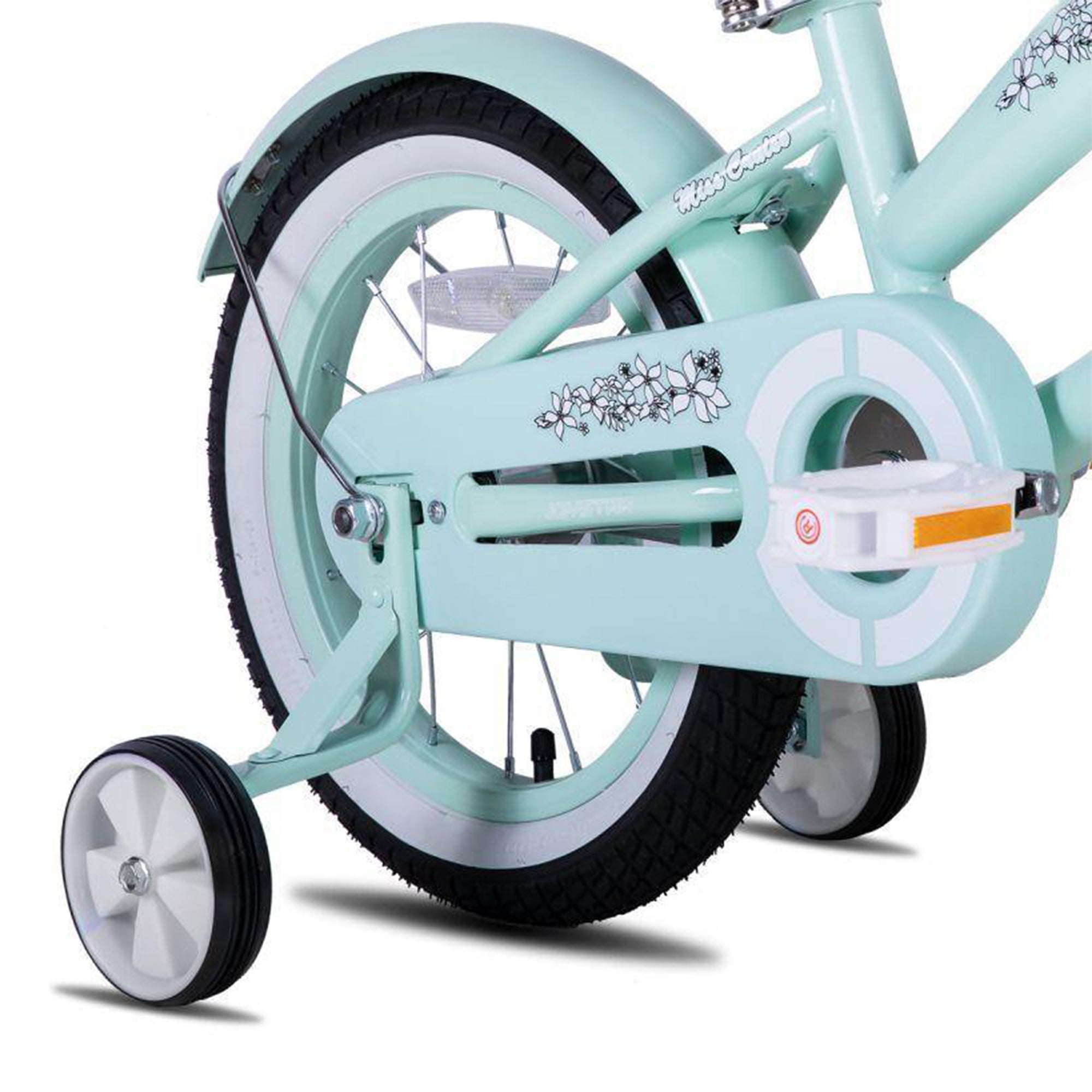 Joystar Miss Cruiser Kids Toddler Bike w/Training Wheels, Ages 2-4, Mint Green